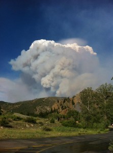 Pyrocumulus from the High Park fire in Colorado from June 2012 Credit: Kerry Webster