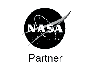 NASA partner logo in black