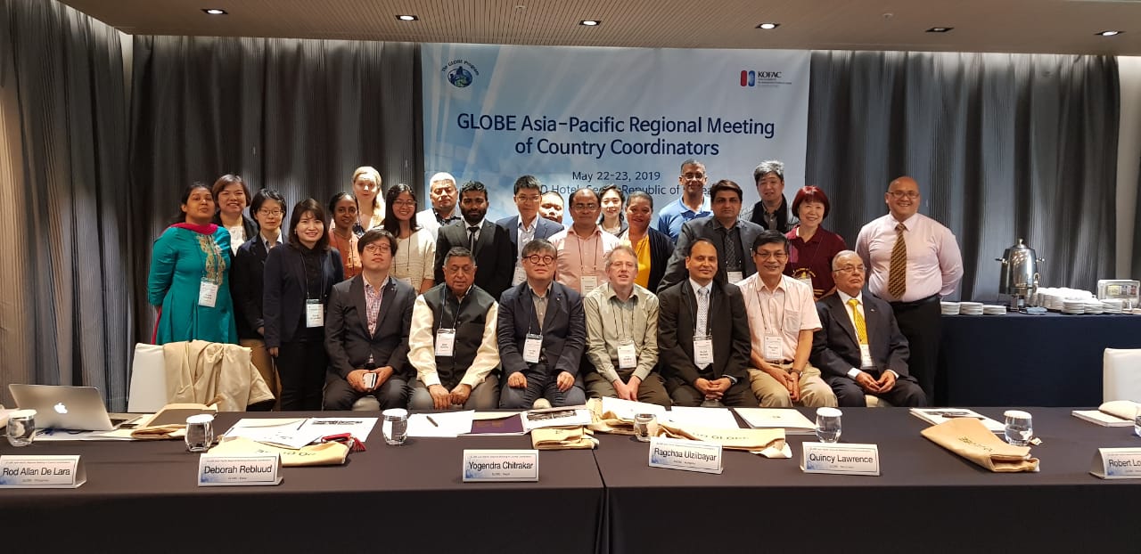 Participants at the 2019 GLOBE Asia and Pacific Regional Meeting. 