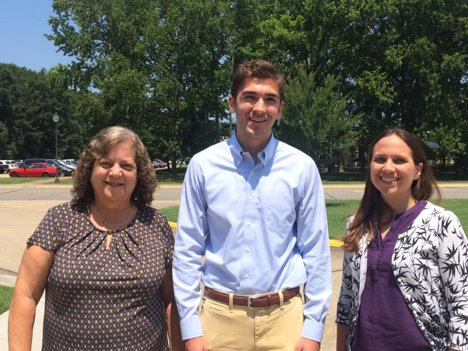 NASA GLOBE Clouds team with summer intern (from left to right: Tina Rogerson, Kevin Ivey, Marilé Colón Robles)