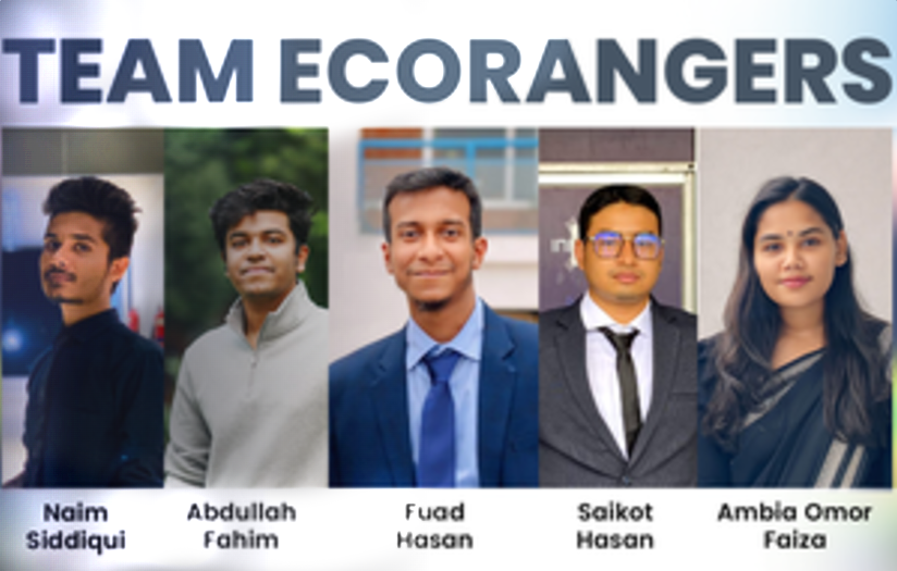 The team members of EcoRangers from Bangladesh