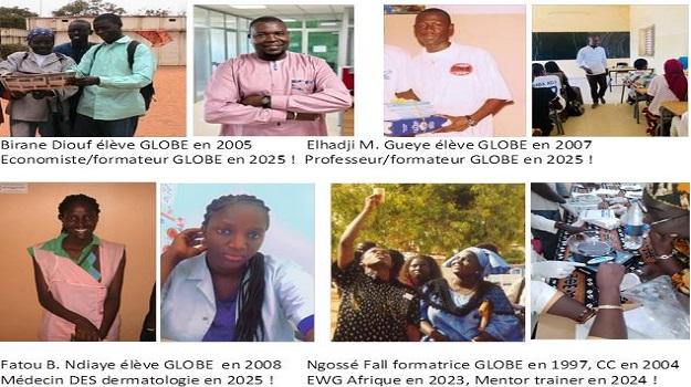 le capital humain formé dans le cadre de GLOBE Sénégal durant les 30 ans de GLOBE