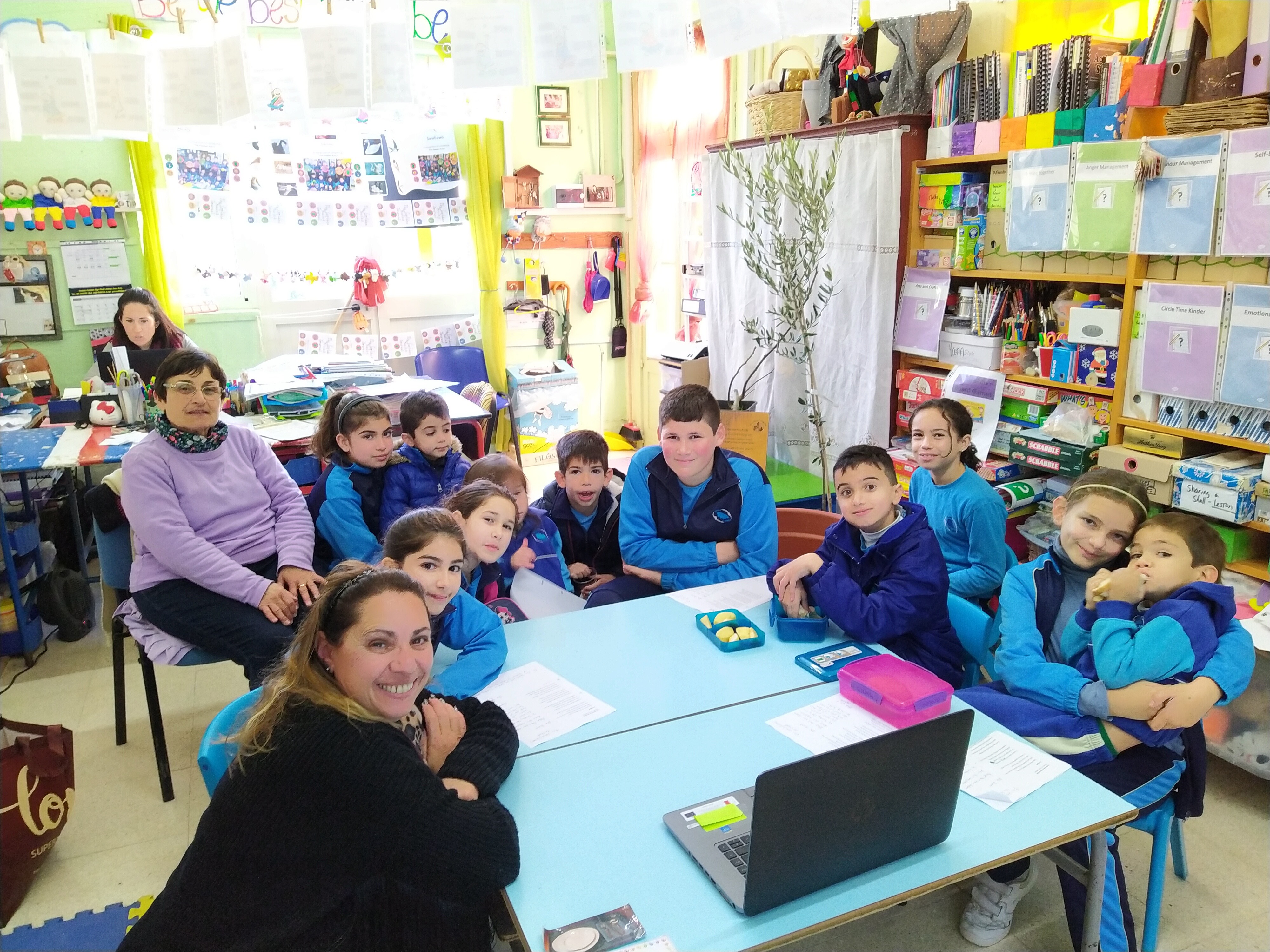 GLOBE students at Gozo College Rabat Primary School (Victoria, Gozo, Malta)