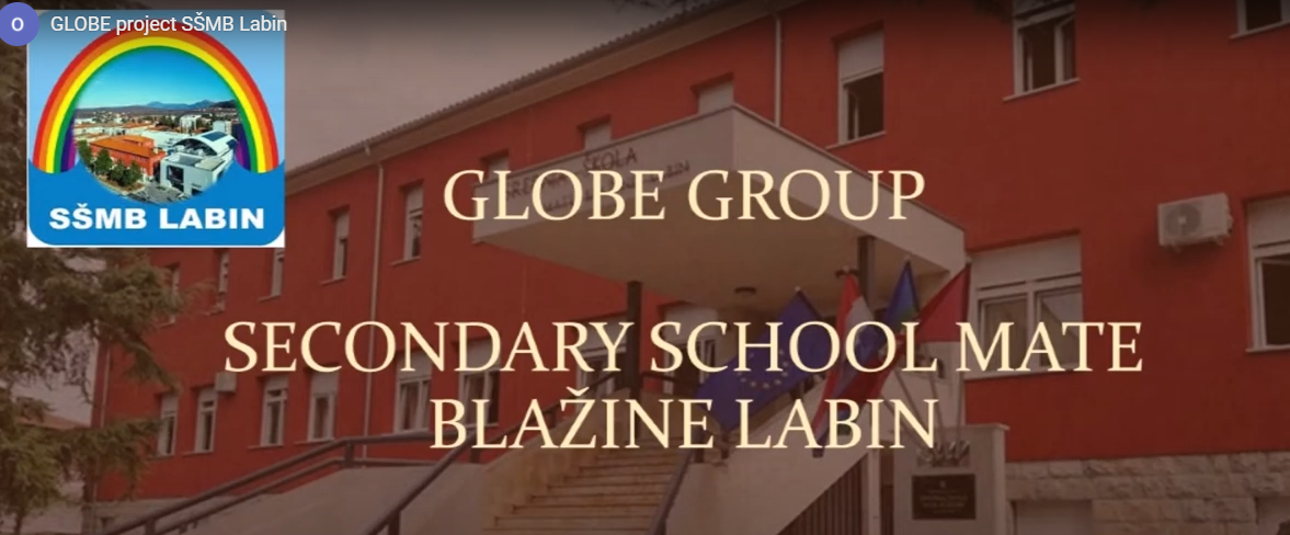 Photo of the front of the school: Secondary School Mate Blažine Labin