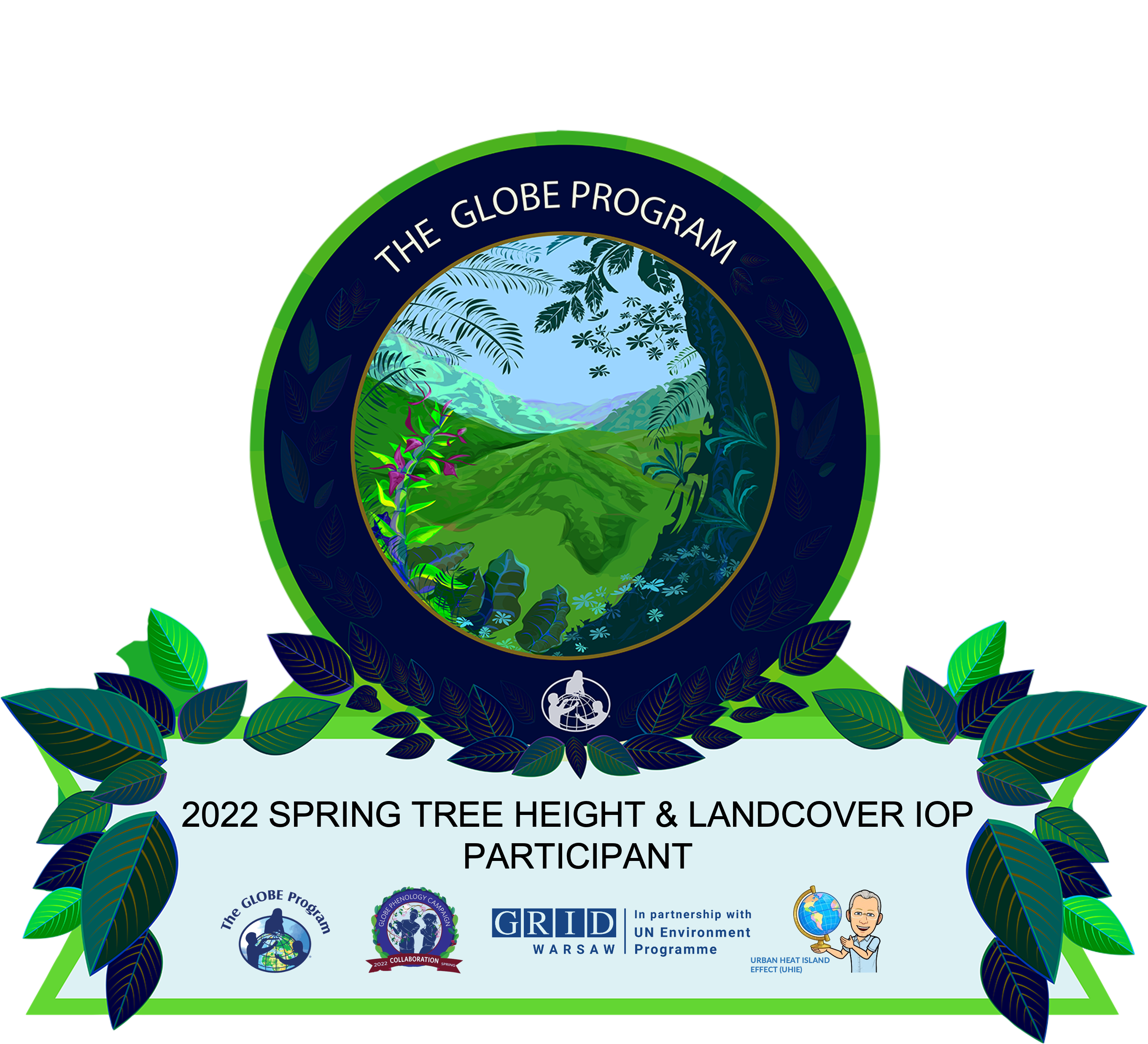 Badge for those who participated in the IOP