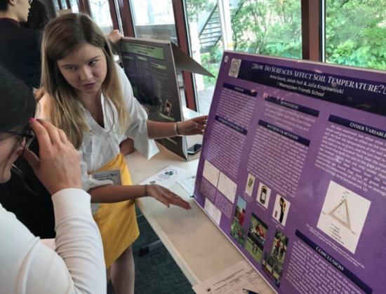 Students present at the Northeast SRS