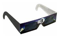 An example of what solar viewing glasses look like.