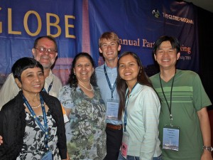 GLOBE community members at GLOBE meeting